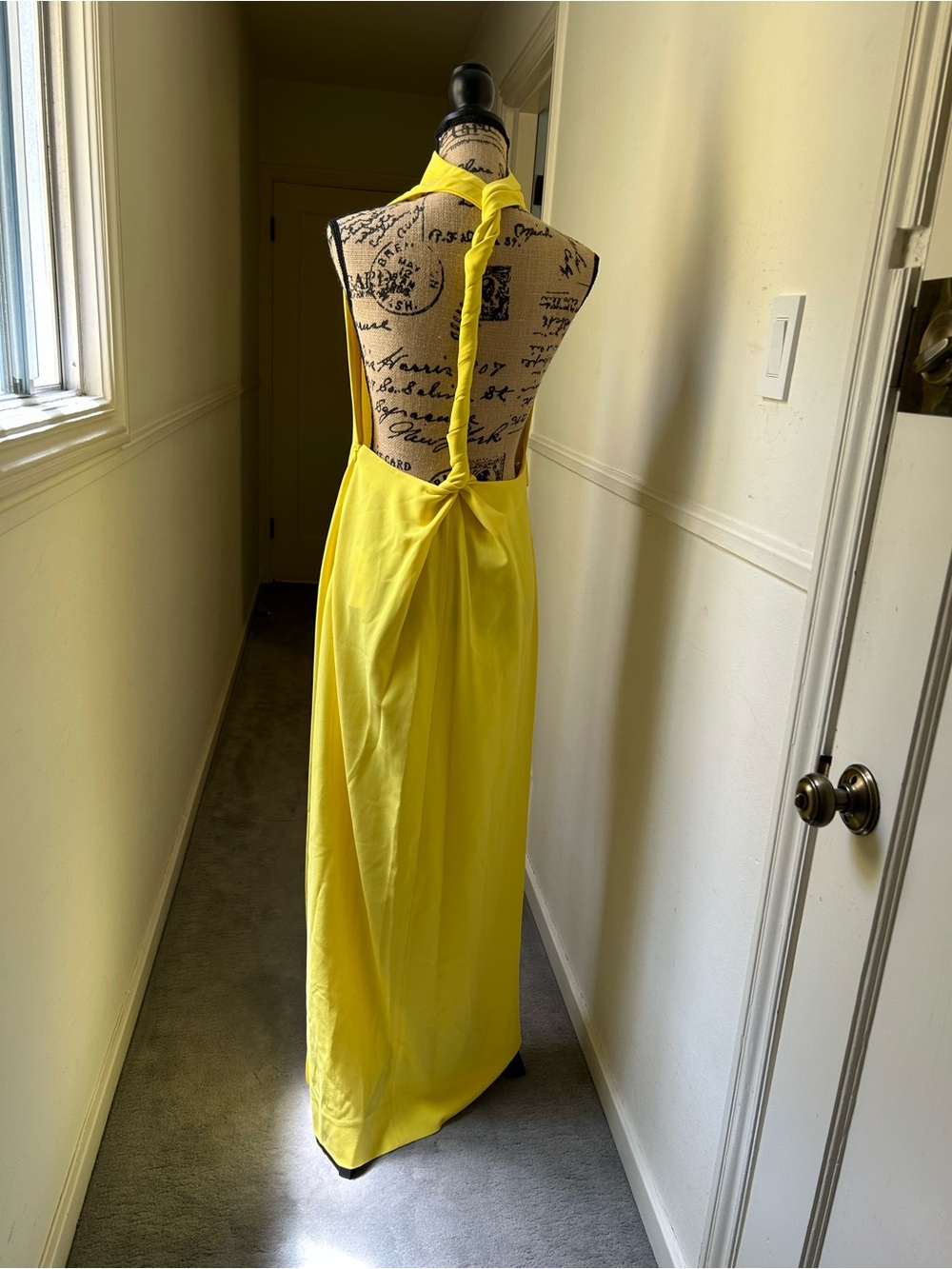 Proenza Schouler Faye Twist Back Matte Crepe Gown/Dress NWT - 8
